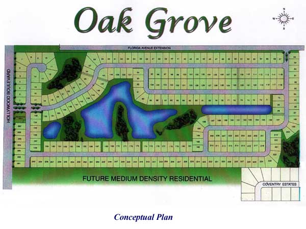 Oak Grove Subdivision Conceptual Plan