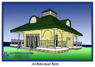 Sand Point Park building architectural styl